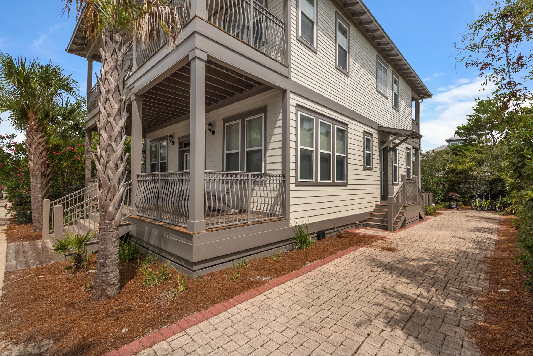 41 East Blue Crab Loop Inlet Beach, FL 32461 - Photo 8 of 63 a view of a house with a yard and wooden fence