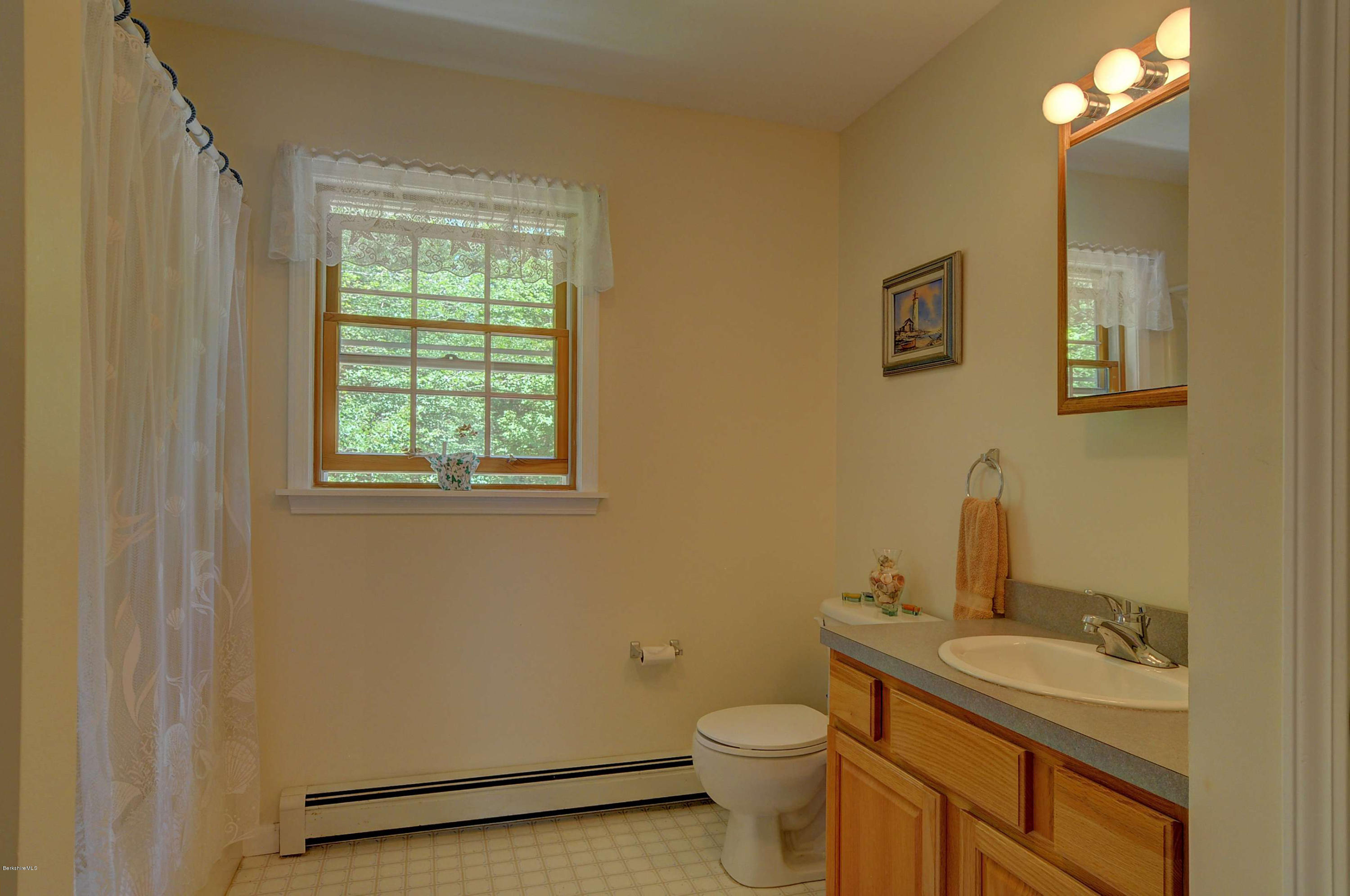 265 Smith Road Hinsdale, MA 01235 - Photo 27 of 27 a bathroom with a sink a toilet and a mirror