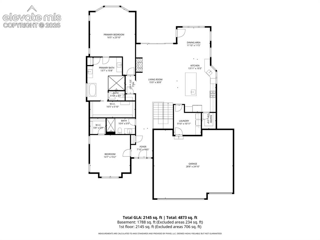 21 Leaming Road Colorado Springs, CO 80906 - Photo 47 of 48 Floor plan