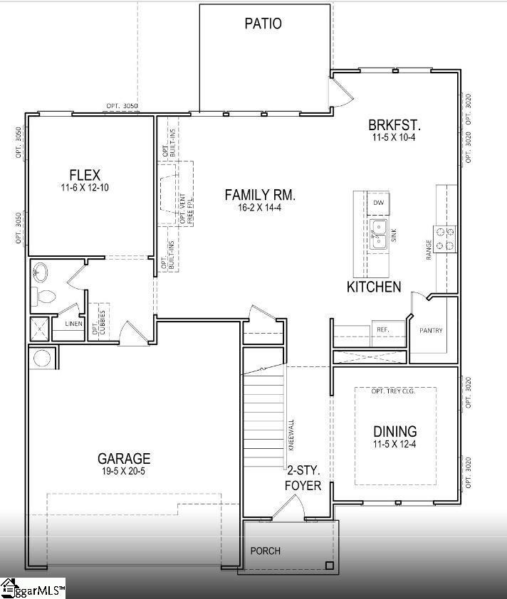 36 Riley Eden Lane, Unit SITE 11 Greer, SC 29650 - Photo 25 of 26 Flex space and half bath has been turned to a bedroom and full bath
