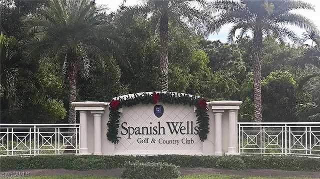 a view of park with sign board