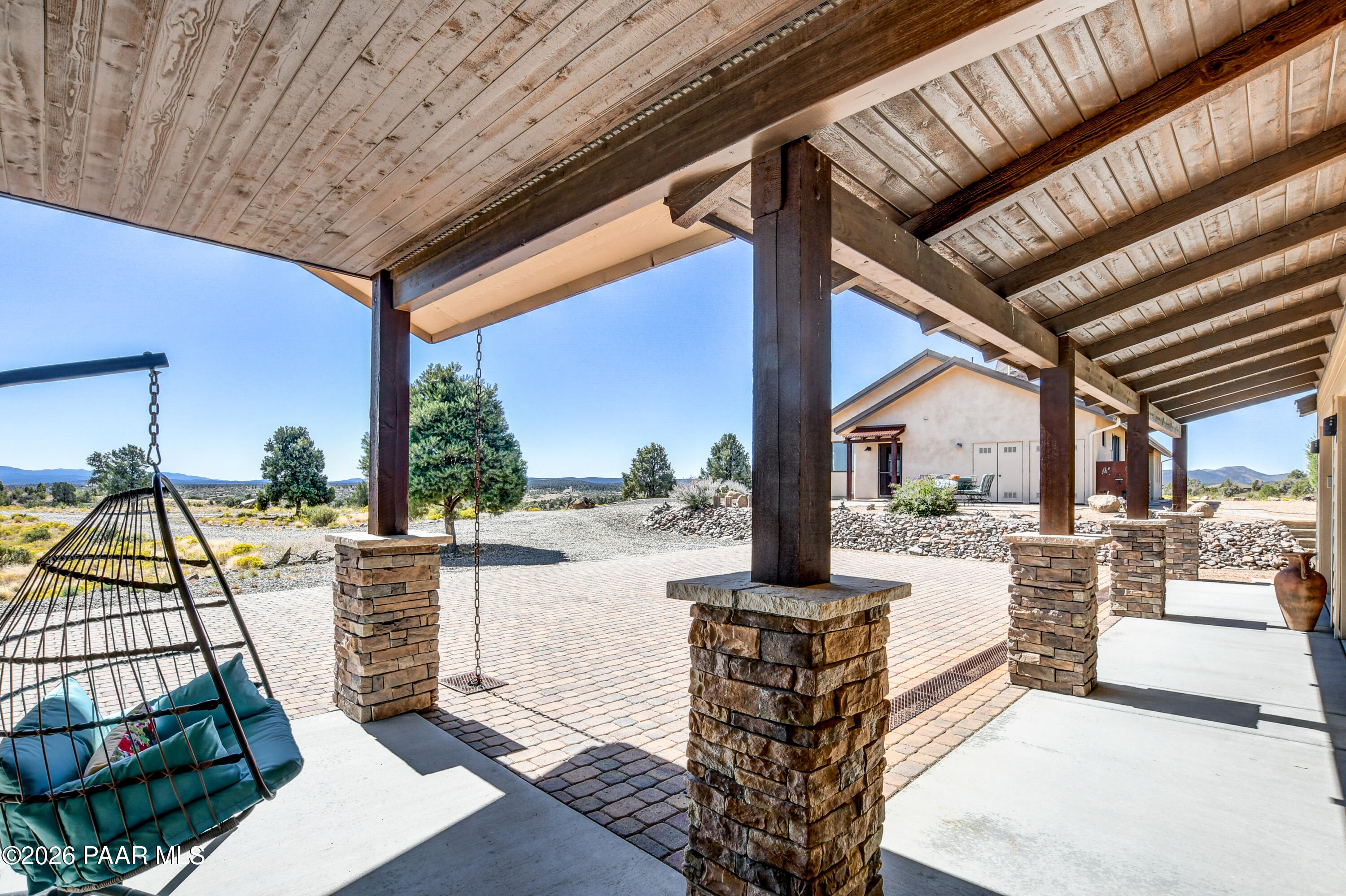 20202 North Las Vegas Road Prescott, AZ 86305 - Photo 56 of 93 Guest House Front Patio 2