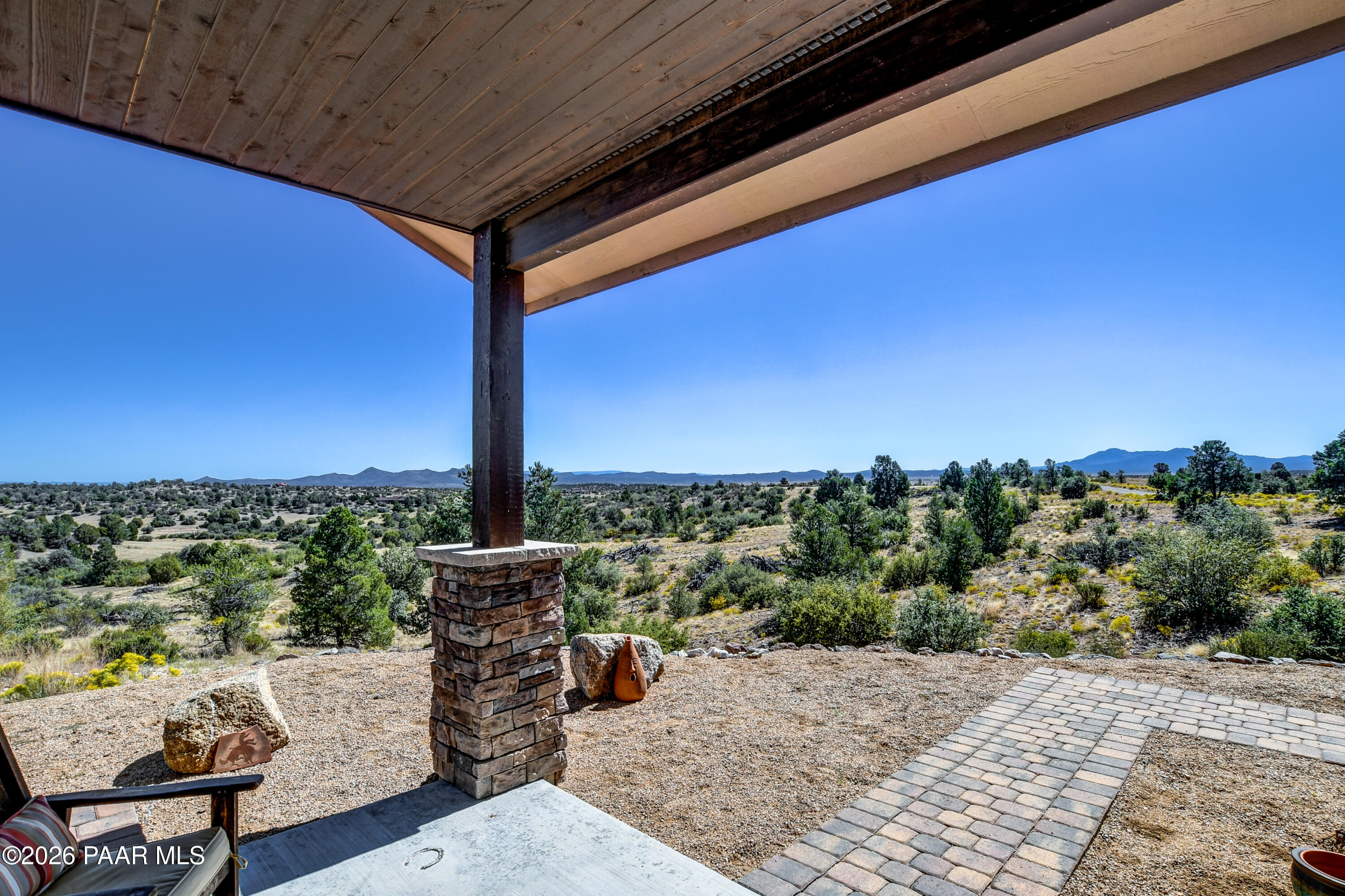20202 North Las Vegas Road Prescott, AZ 86305 - Photo 63 of 93 Guest House Back Patio 1