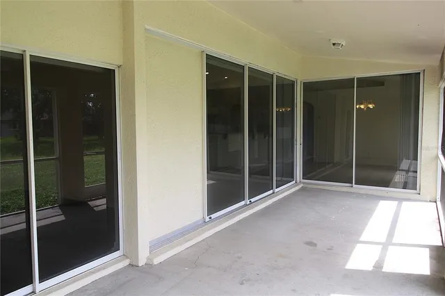 a view of an entrance door of the room