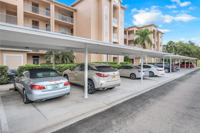 a car parked in front of a building