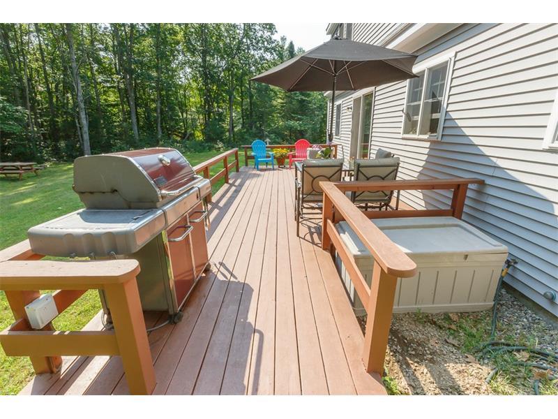 48 Headgate Road Damariscotta, ME 04543 - Photo 23 of 26 Rear deck with propane barbecue.