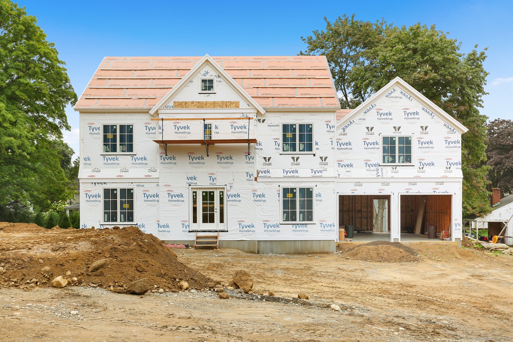 Home style will be similar to this under construction Home at Ross Meadow