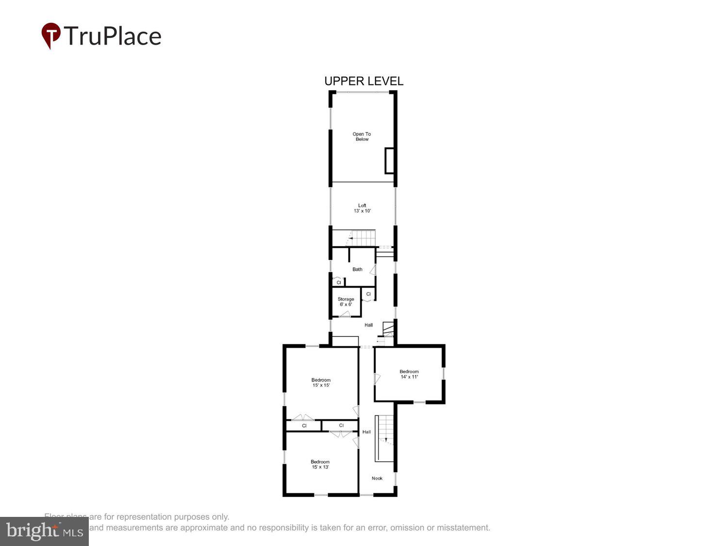 17401 Milltown Landing Road Brandywine, MD 20613 - Photo 96 of 96 Upper level floor plan showcasing spacious layout.