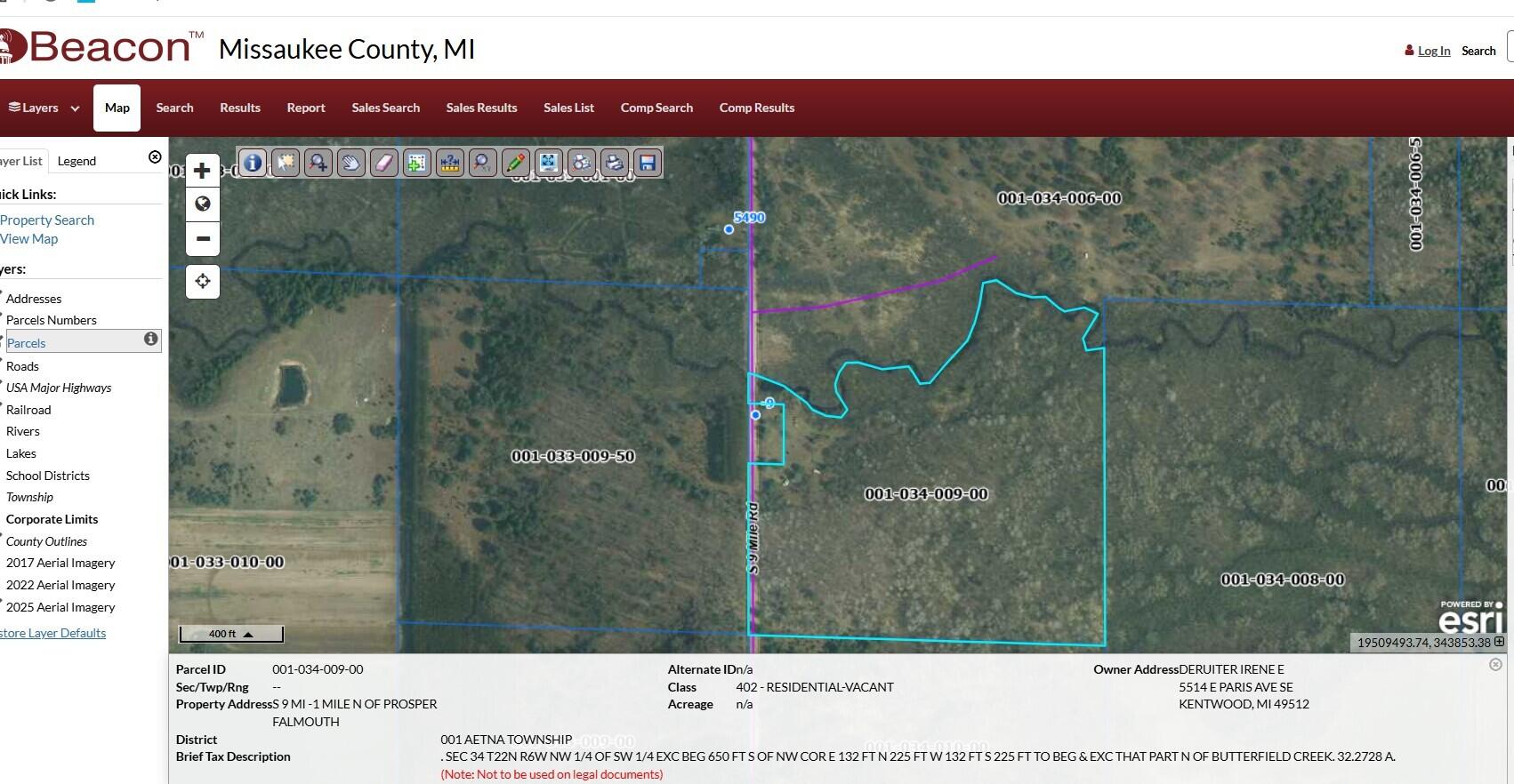 9 South 9 Mile Road Falmouth, MI 49632 - Photo 40 of 40 GIS map