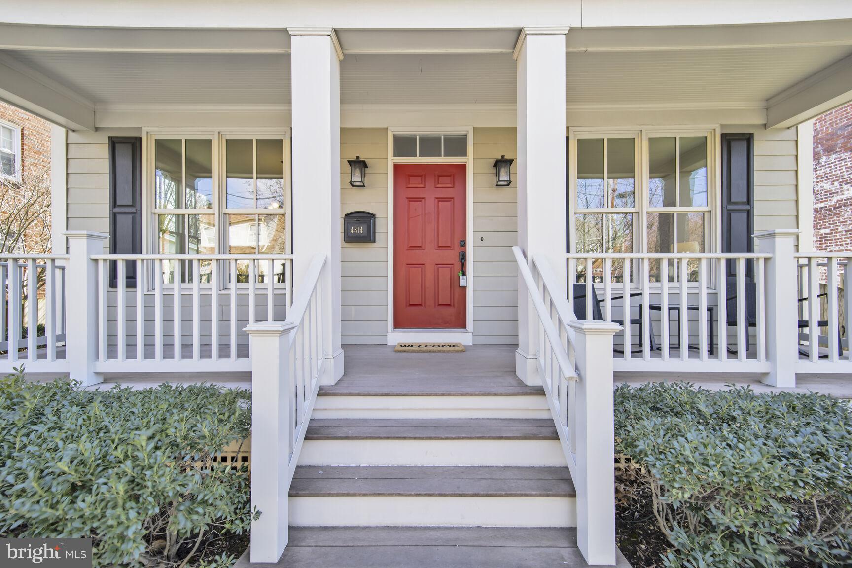 4814 25th Road North Arlington, VA 22207 - Photo 3 of 45 a view of a porch with a bench