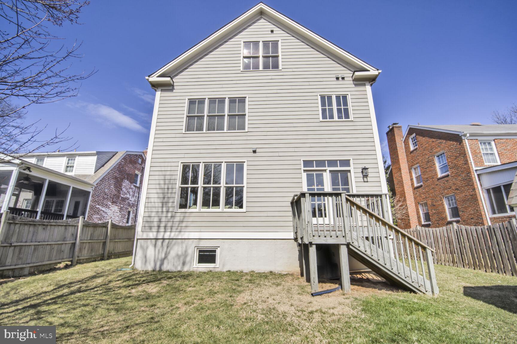 4814 25th Road North Arlington, VA 22207 - Photo 39 of 45 a front view of a house with a yard