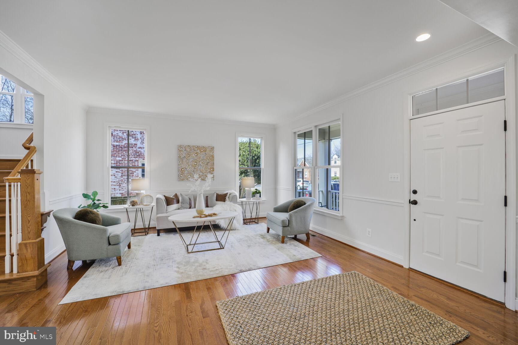 4814 25th Road North Arlington, VA 22207 - Photo 6 of 45 a living room with furniture rug and window