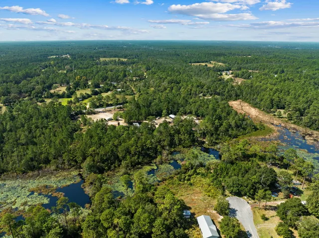 a view of yard with ocean view