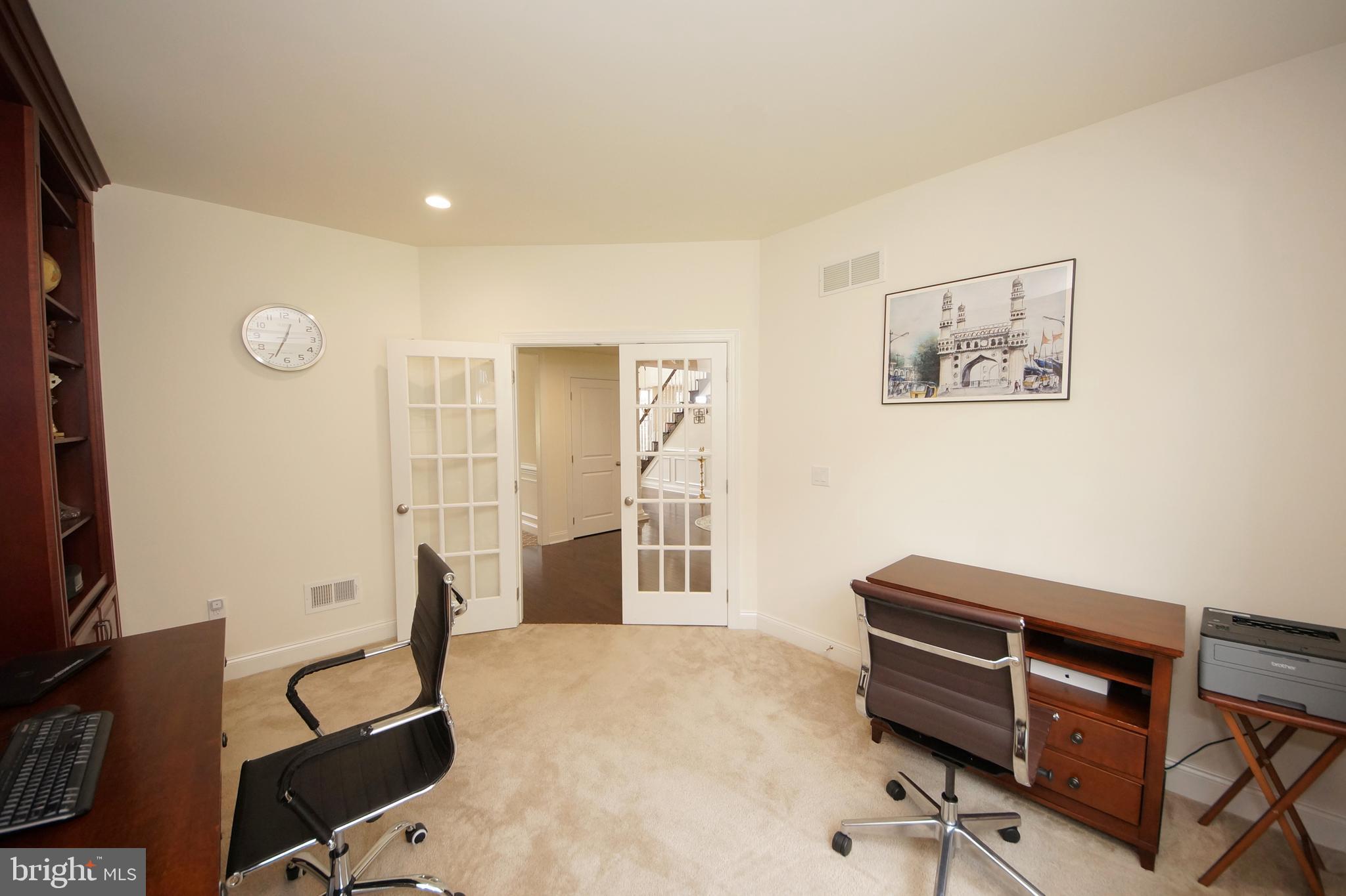 5 Harness Court Cream Ridge, NJ 08514 - Photo 47 of 71 First floor office with french doors