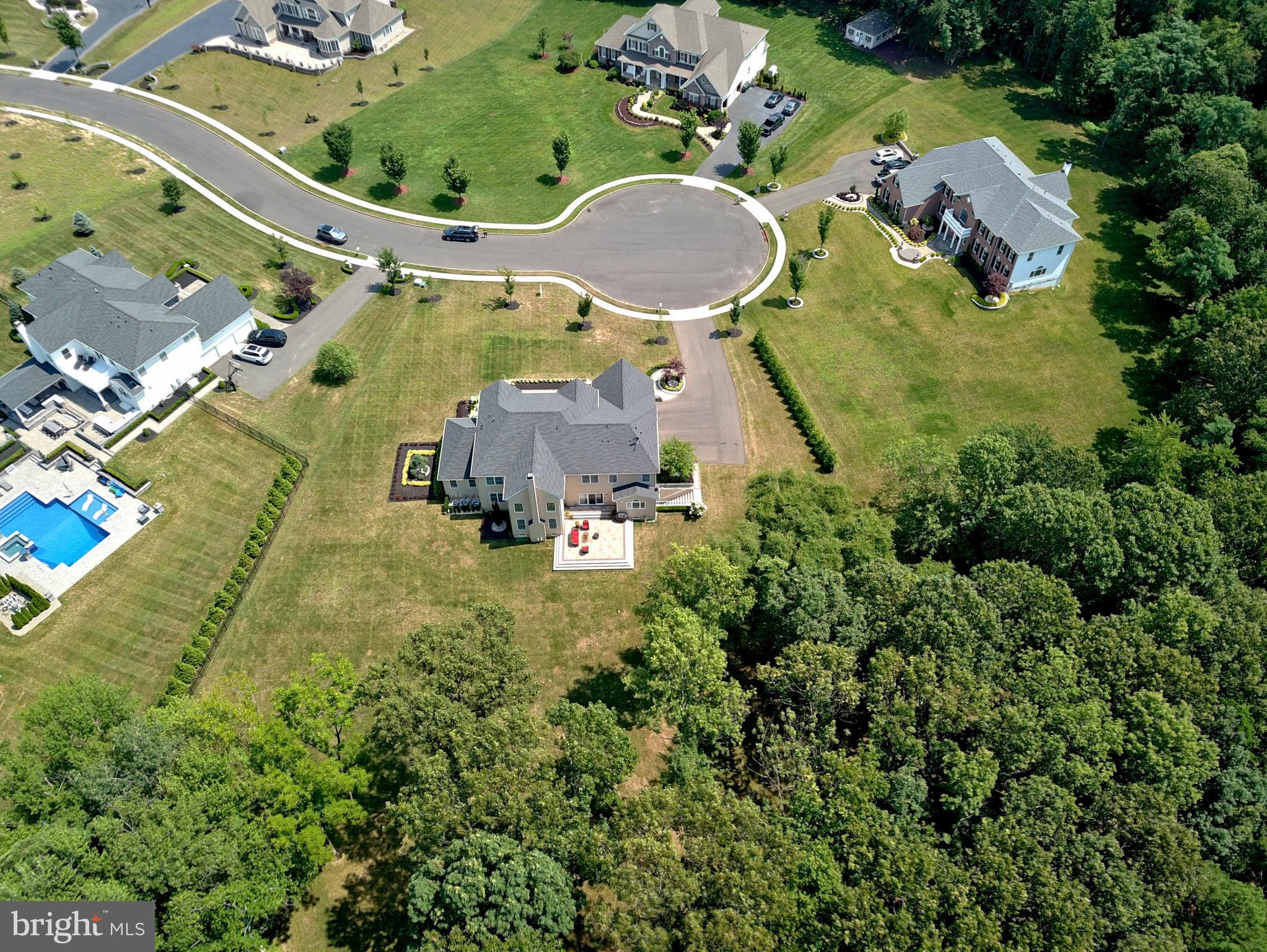 5 Harness Court Cream Ridge, NJ 08514 - Photo 71 of 71 Aerial view of property showing the lot size
