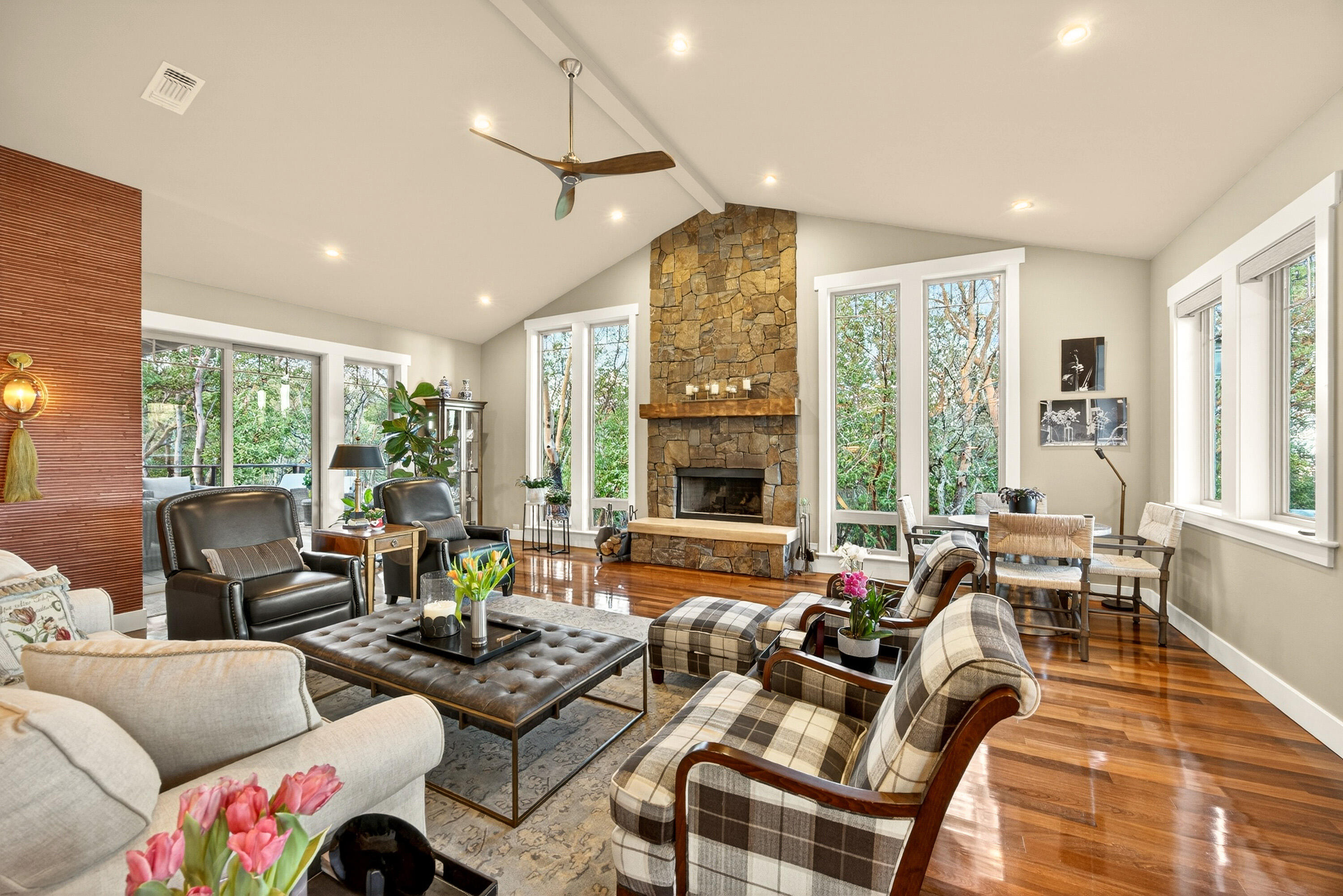 930 Granite Ridge Circle Jacksonville, OR 97530 - Photo 9 of 79 Floor to ceiling windows to bring the outdoors in.