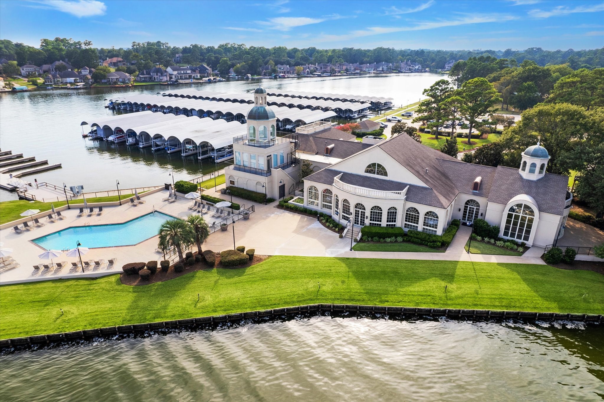 203 Hampton Glen Road Montgomery, TX 77356 - Photo 35 of 35 Bentwater offers resort-style living on the shores of Lake Conroe with an exceptional array of amenities, including three 18-hole championship golf courses, a full-service marina with boat access to the lake, tennis and pickleball facilities, a fitness center, sparkling community pools, and a luxury country club. Residents enjoy dining, social events, scenic walking trails, parks, and a vibrant, gated community lifestyle conveniently located near shopping, dining, and medical facilities.
