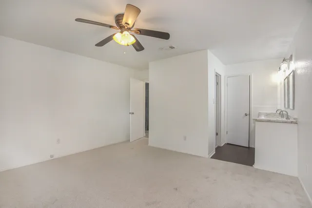 a view of an empty room