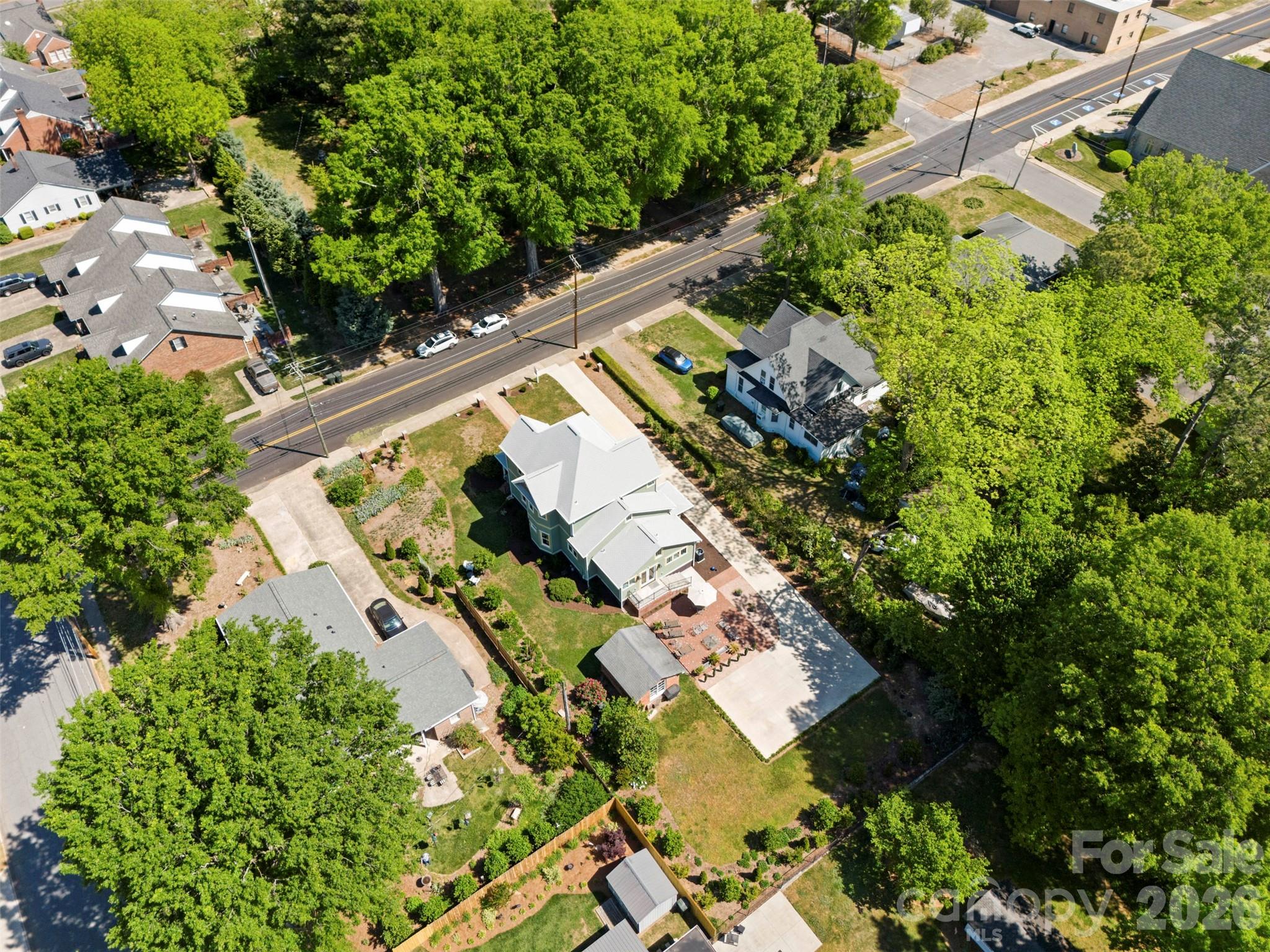 207 West Academy Street Cherryville, NC 28021 - Photo 44 of 45 an aerial view of swimming pool