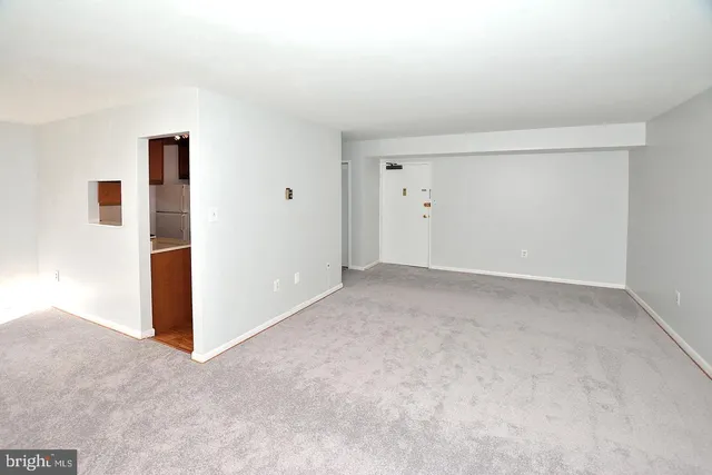 a view of an empty room