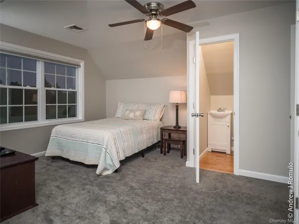 a room with furniture and windows