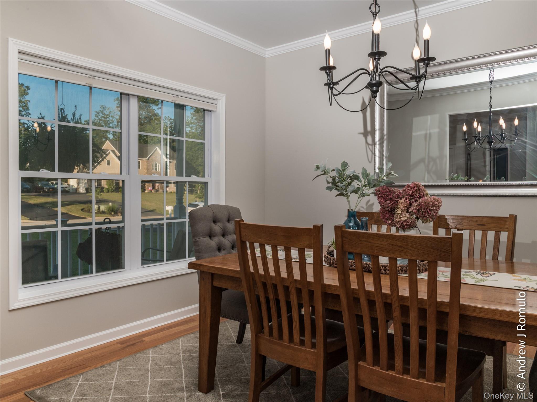 14 Robalene Drive Goshen, NY 10924 - Photo 8 of 39 Dining space featuring ornamental molding and wood finished floors