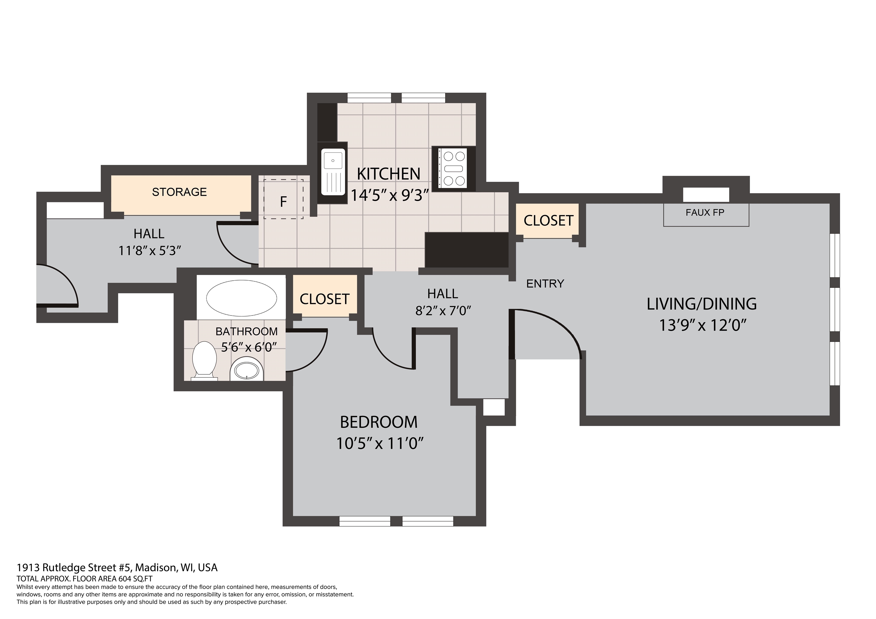 1319 Rutledge Street, Unit 5 Madison, WI 53703 - Photo 12 of 12