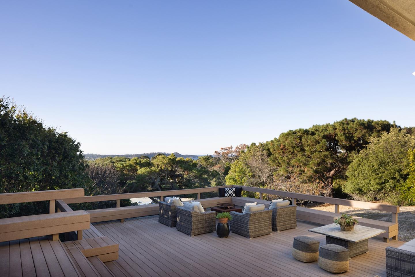 25820 Hatton Road Carmel, CA 93923 - Photo 26 of 36 a view of a roof deck with couches