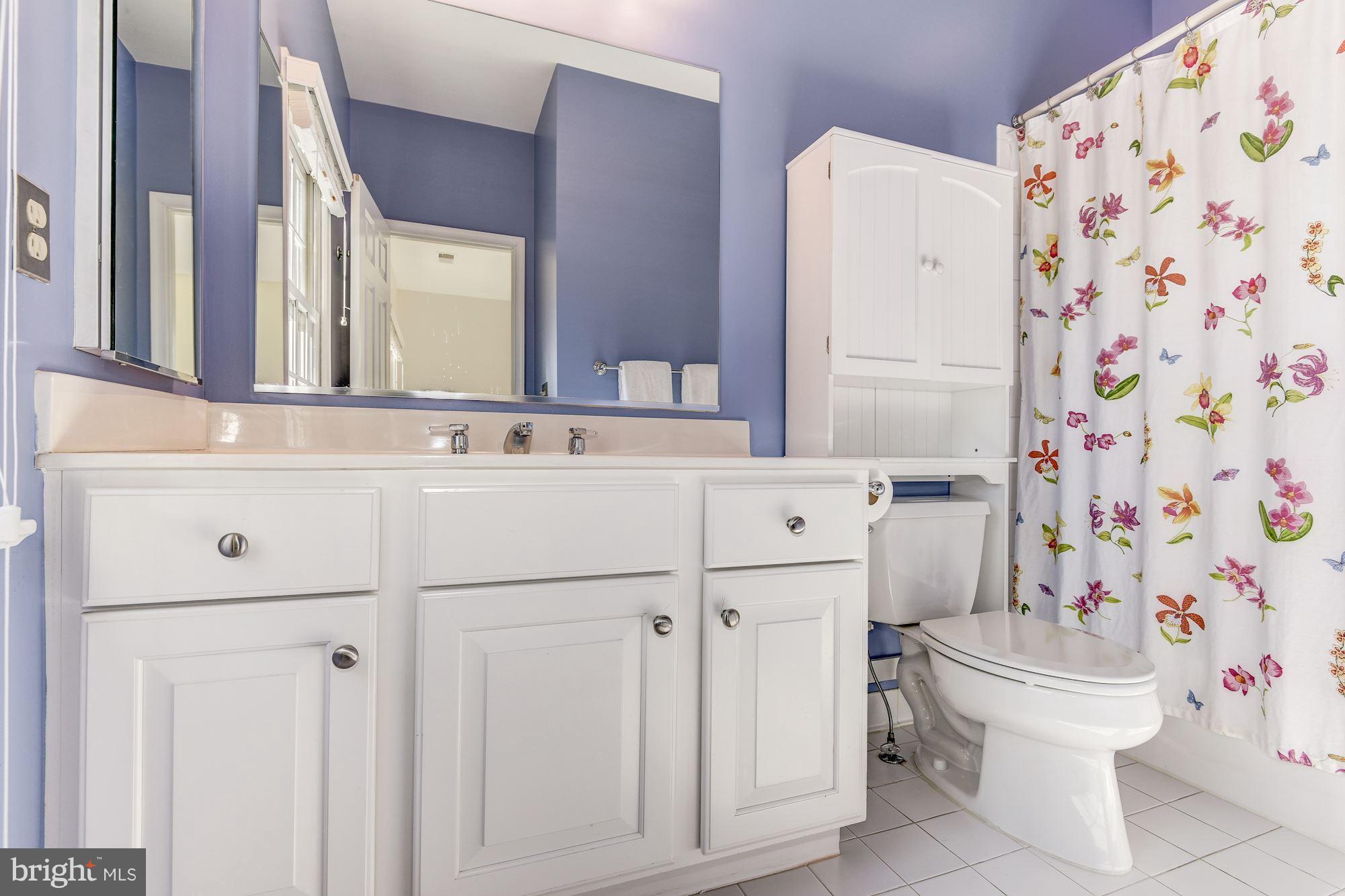 7730 Greentree Road Bethesda, MD 20817 - Photo 22 of 30 a bathroom with a sink toilet vanity and mirror