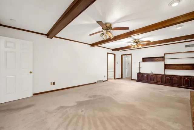 a view of an empty room