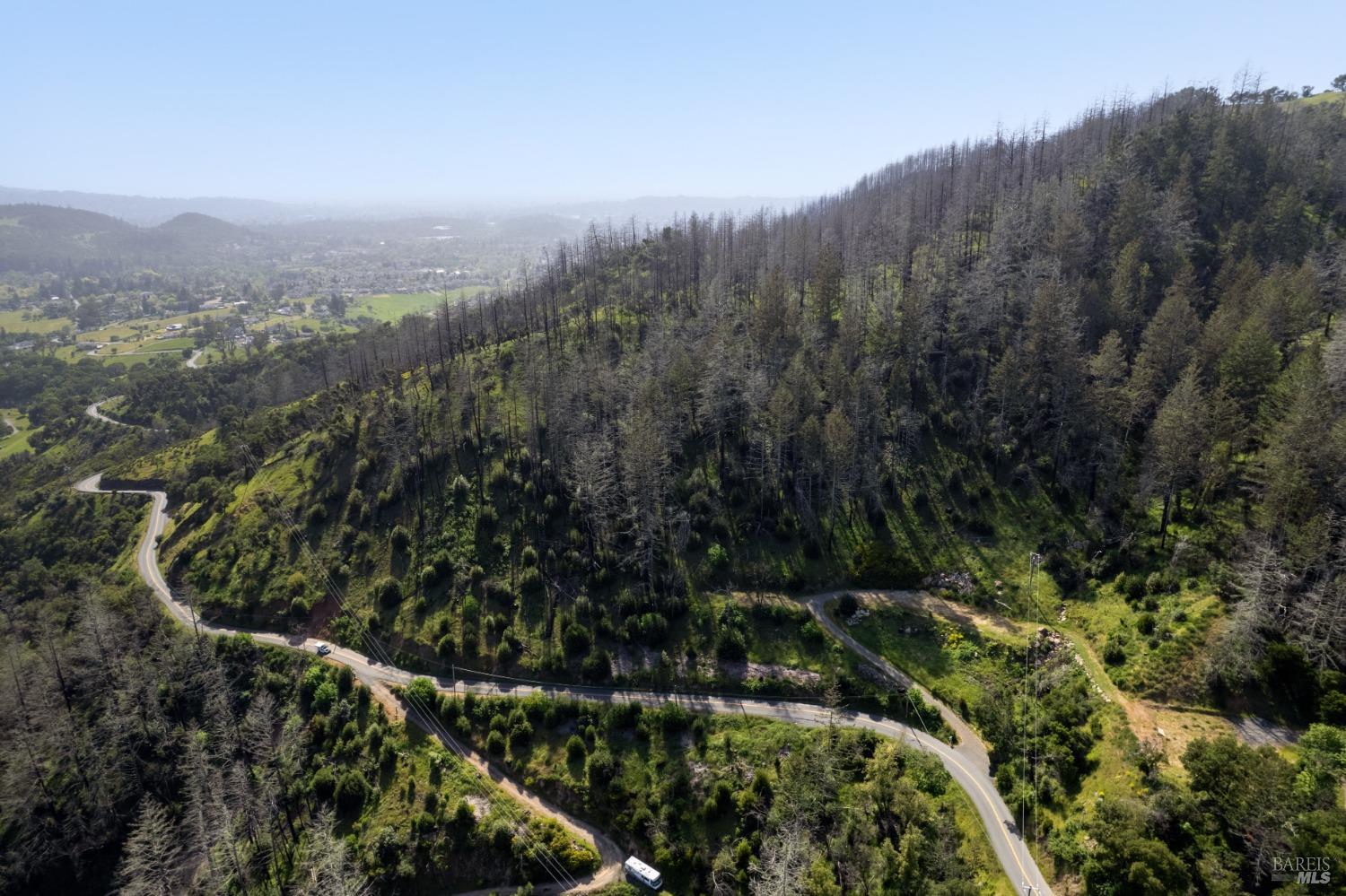 1111 Los Alamos Road Santa Rosa, CA 95409 - Photo 2 of 25 a view of a city with lush green forest
