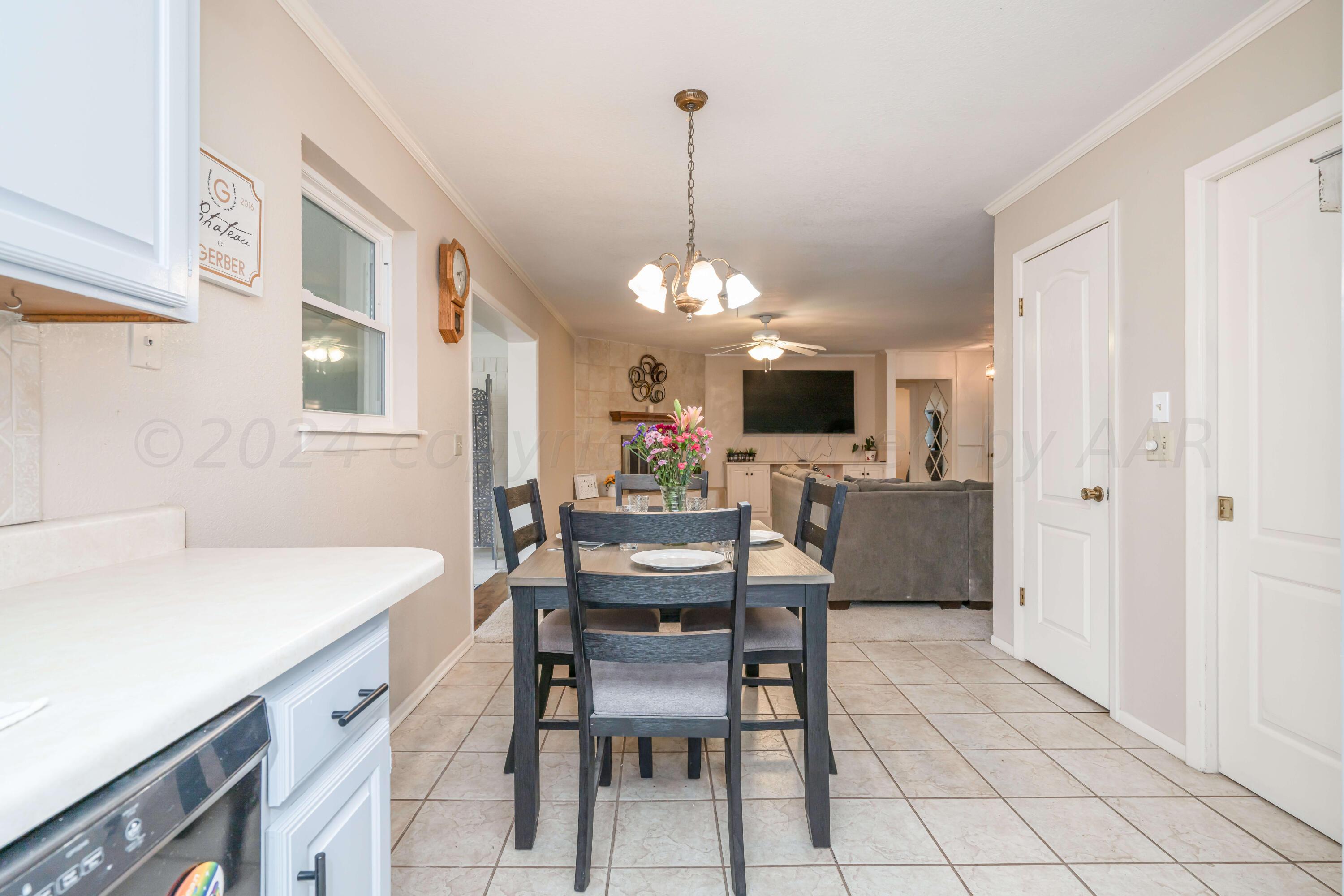 4513 Mesa Circle Amarillo, TX 79109 - Photo 11 of 18 a dining room with furniture and window