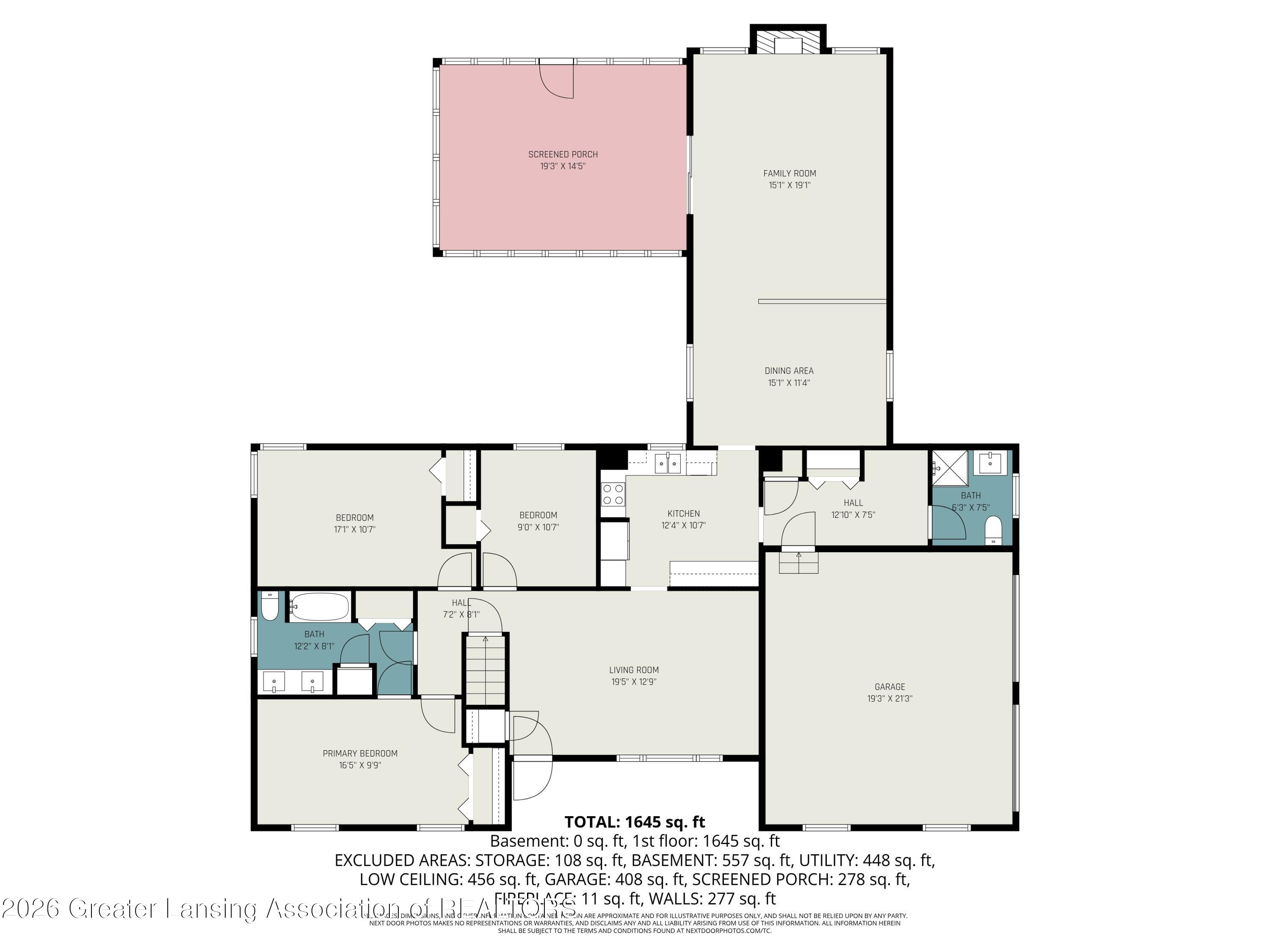 2898 North Every Road Mason, MI 48854 - Photo 43 of 44 main level floor plan