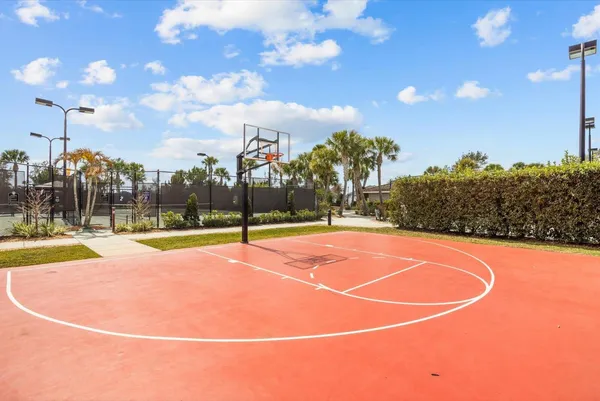 a view of a basket ball ground