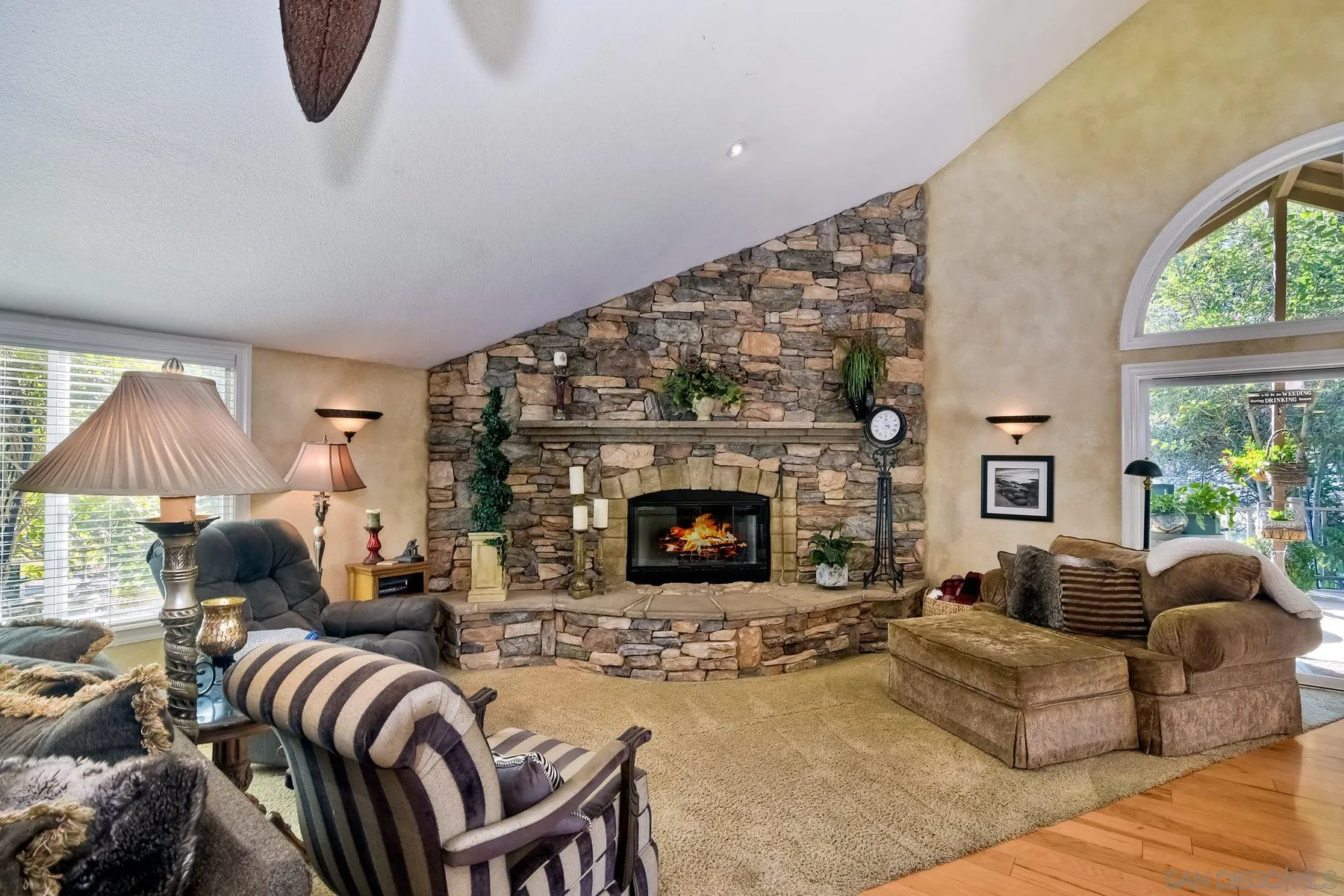 14248 Ipava Drive Poway, CA 92064 - Photo 8 of 34 a living room with furniture and a fireplace