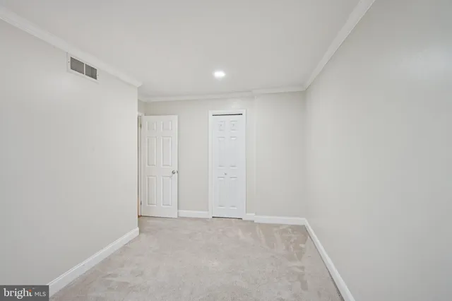 a view of an empty room