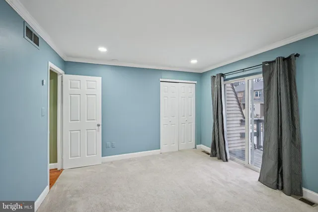 a view of an empty room