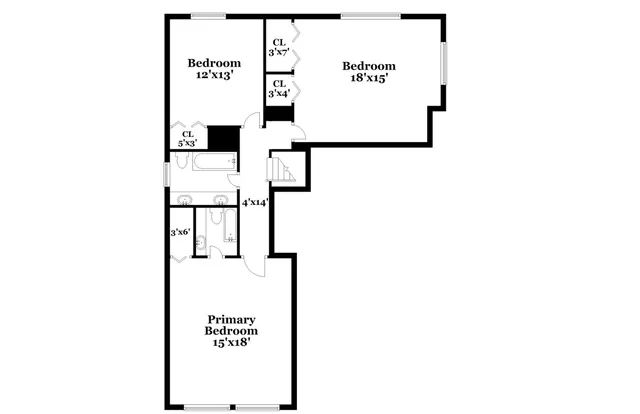 a picture of a room with a white wall and of a painting