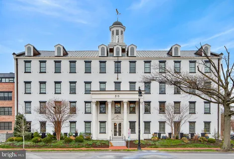 a front view of a building