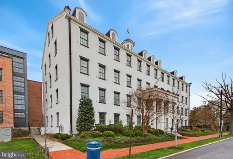 a front view of a building