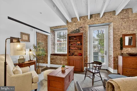 a outdoor living space with furniture