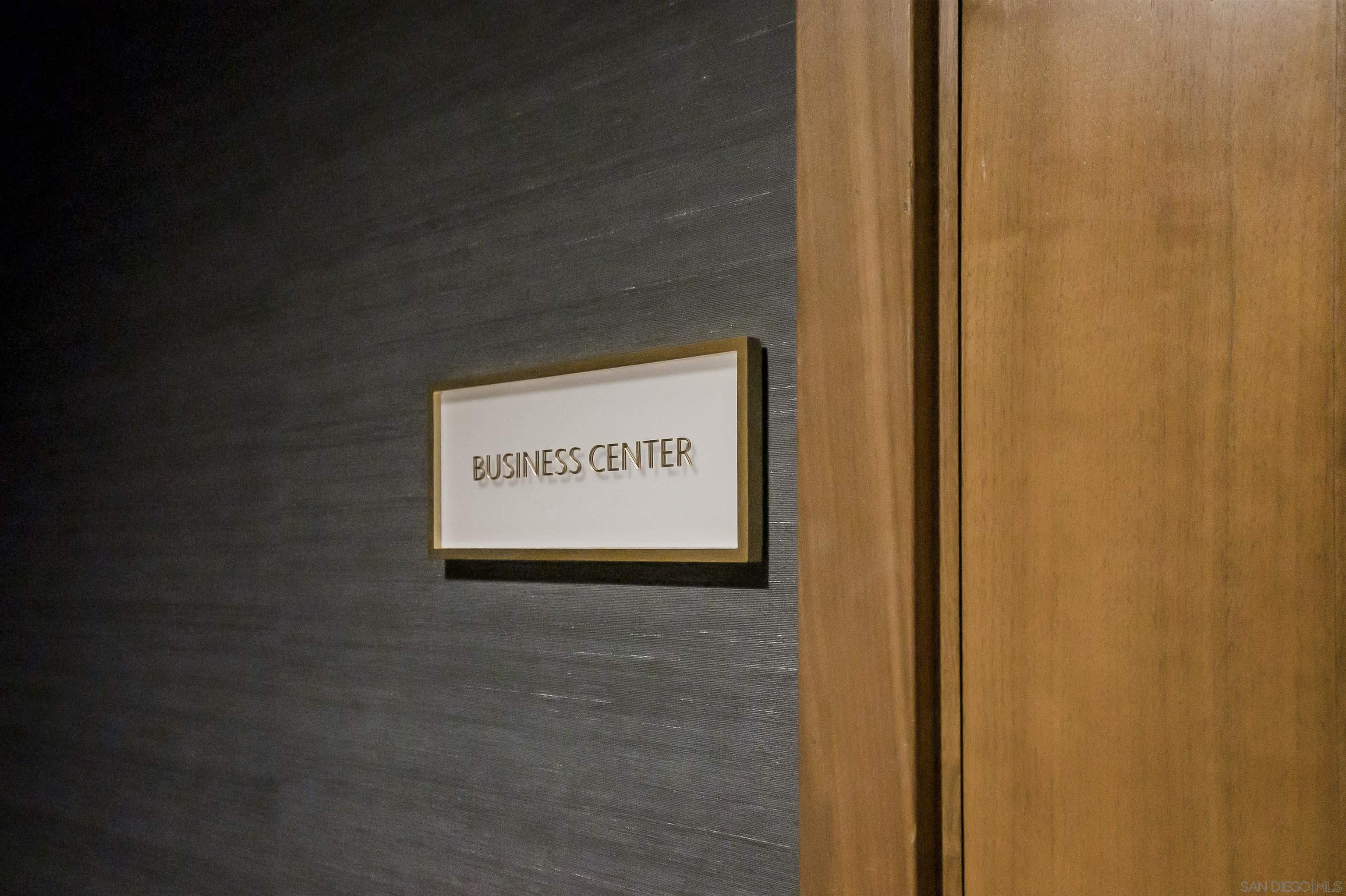 888 E Street, Unit 3602 San Diego, CA 92101 - Photo 41 of 51 a sign that is on a wall