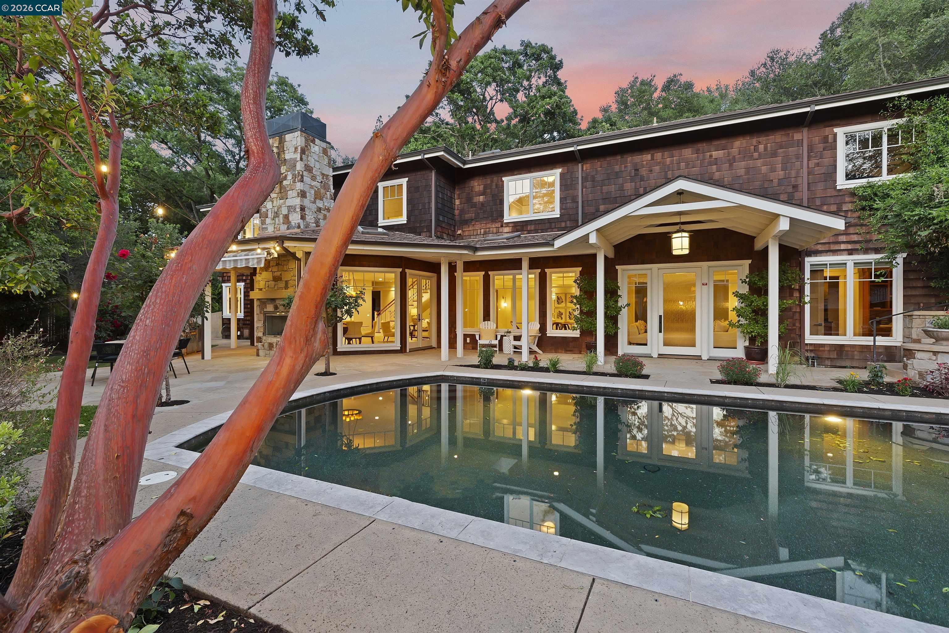 1754 Reliez Valley Road Lafayette, CA 94549 - Photo 44 of 60 a front view of a house with yard and balcony