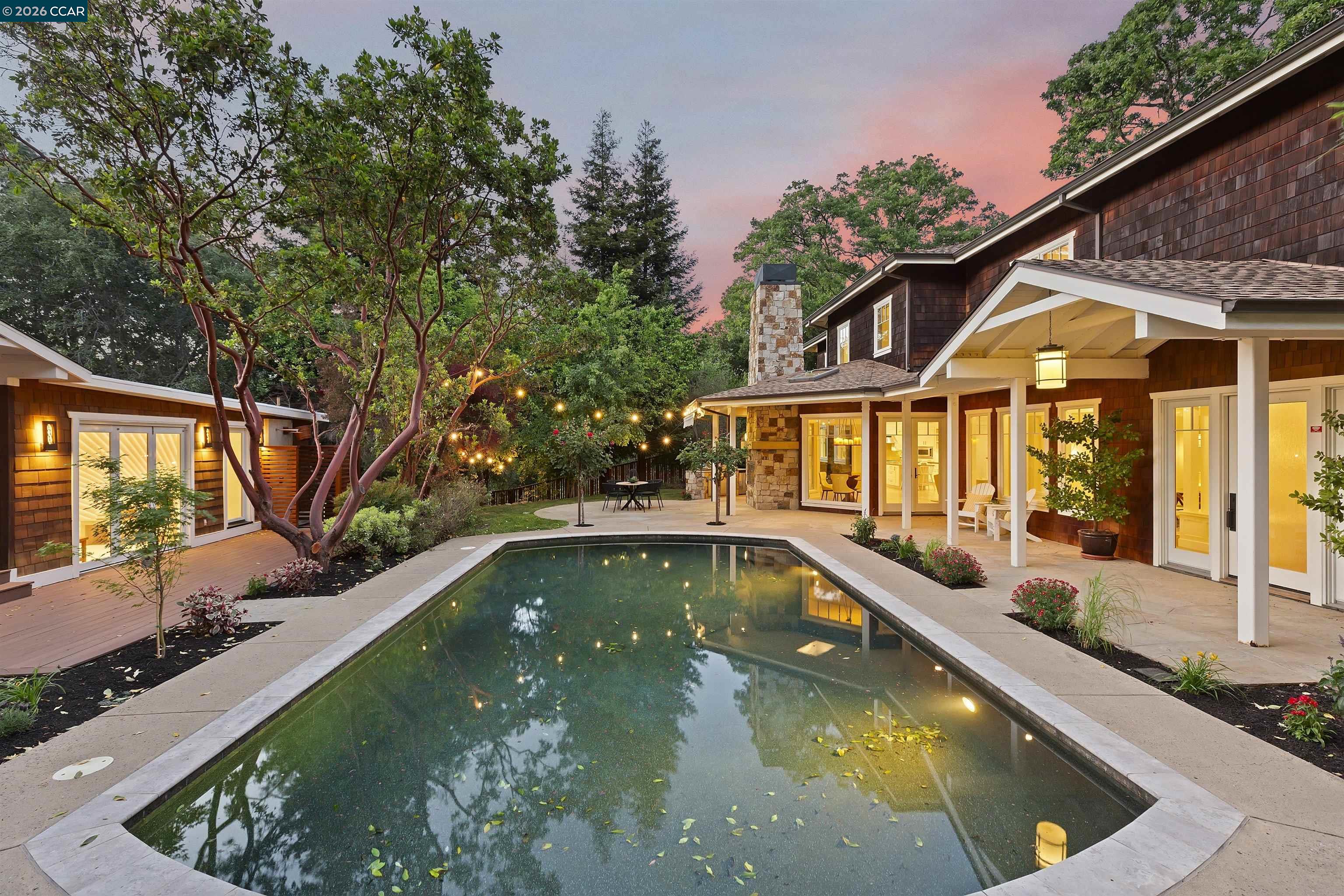 1754 Reliez Valley Road Lafayette, CA 94549 - Photo 56 of 60 a view of a house with swimming pool