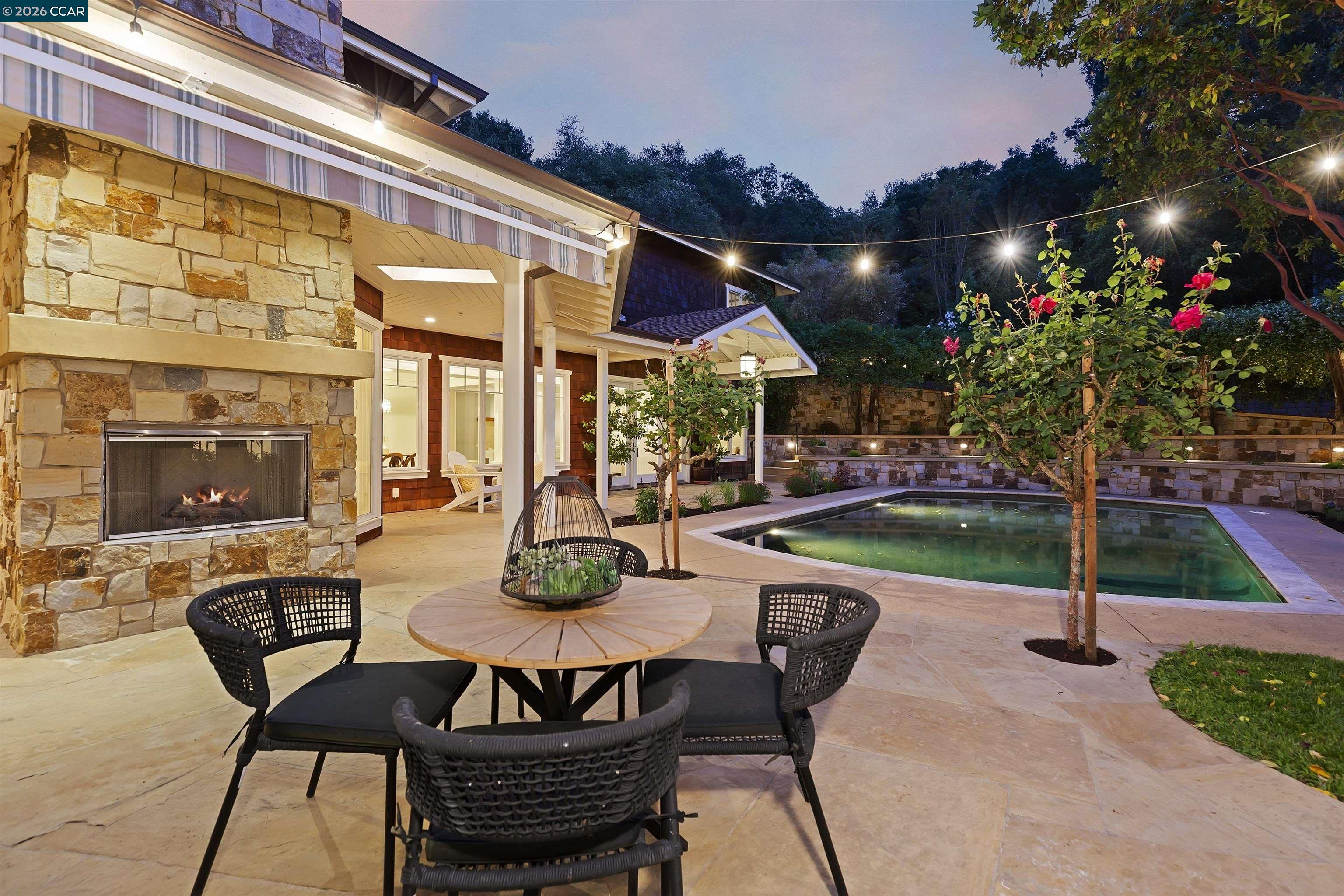 1754 Reliez Valley Road Lafayette, CA 94549 - Photo 60 of 60 a view of a patio with a table and chairs