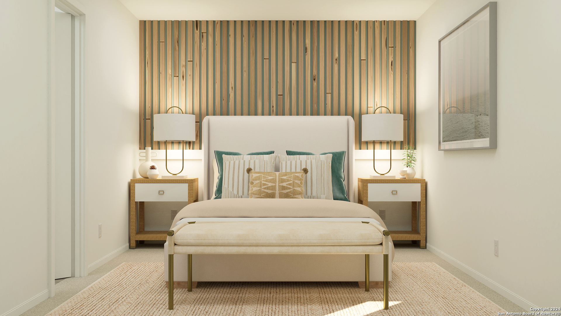 11822 Spiderwort Ridge Converse, TX 78109 - Photo 19 of 22 a bedroom with a bed lamp and a window