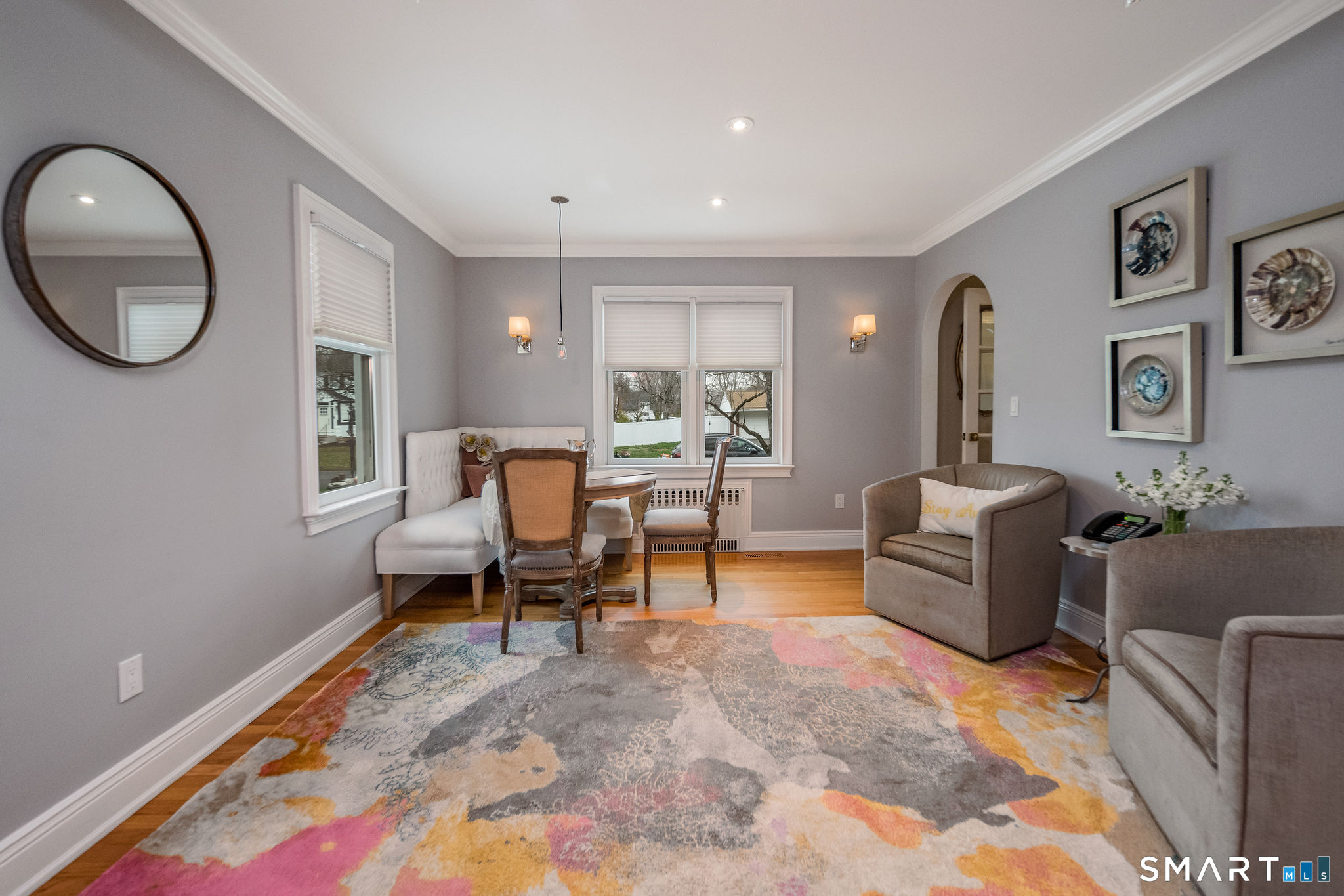 59 Forest Hill Road North Haven, CT 06473 - Photo 11 of 35 a living room with furniture and a large window
