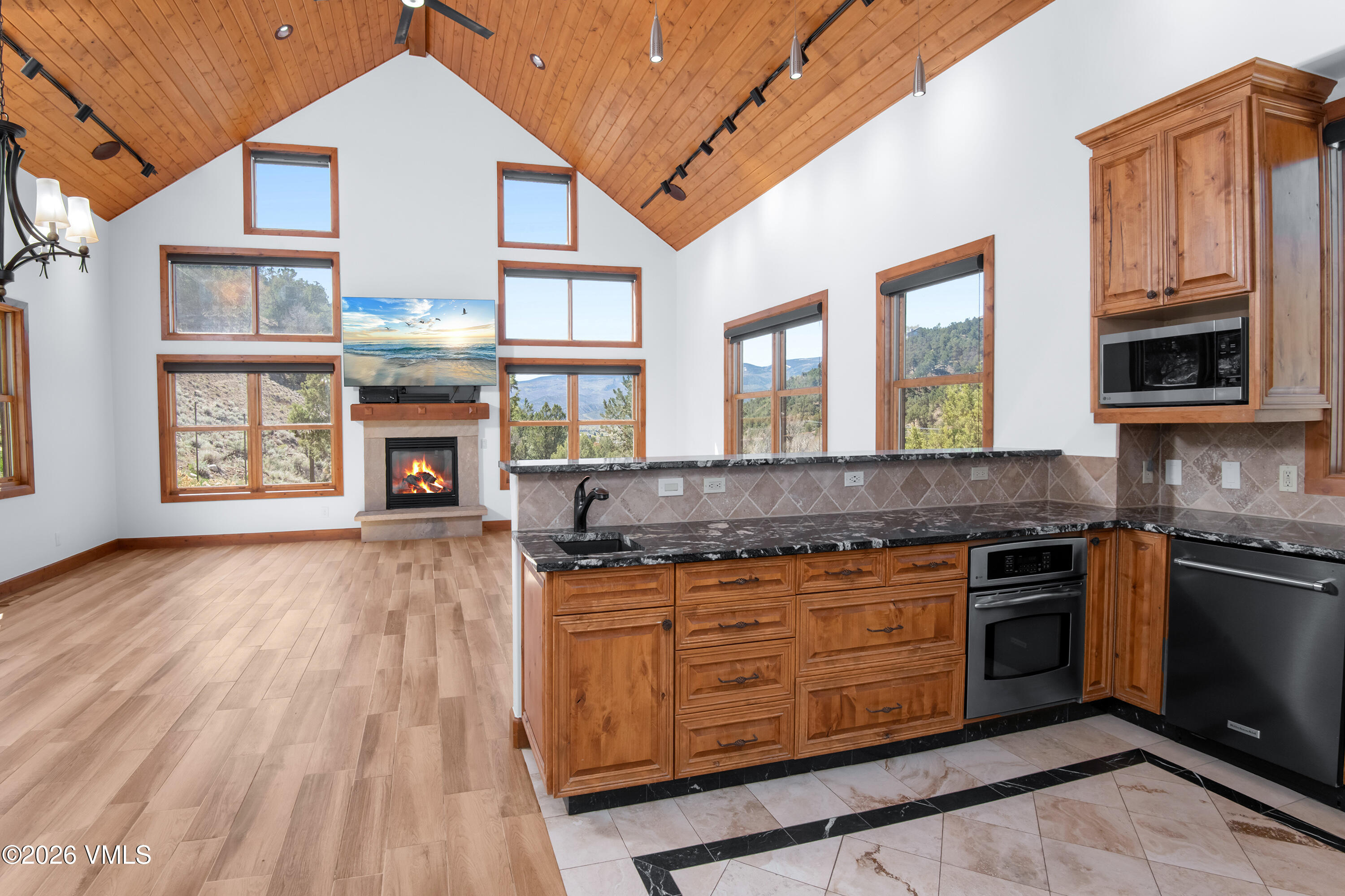 416 Eby Creek Road Eagle, CO 81631 - Photo 14 of 54 Great Room/Kitchen