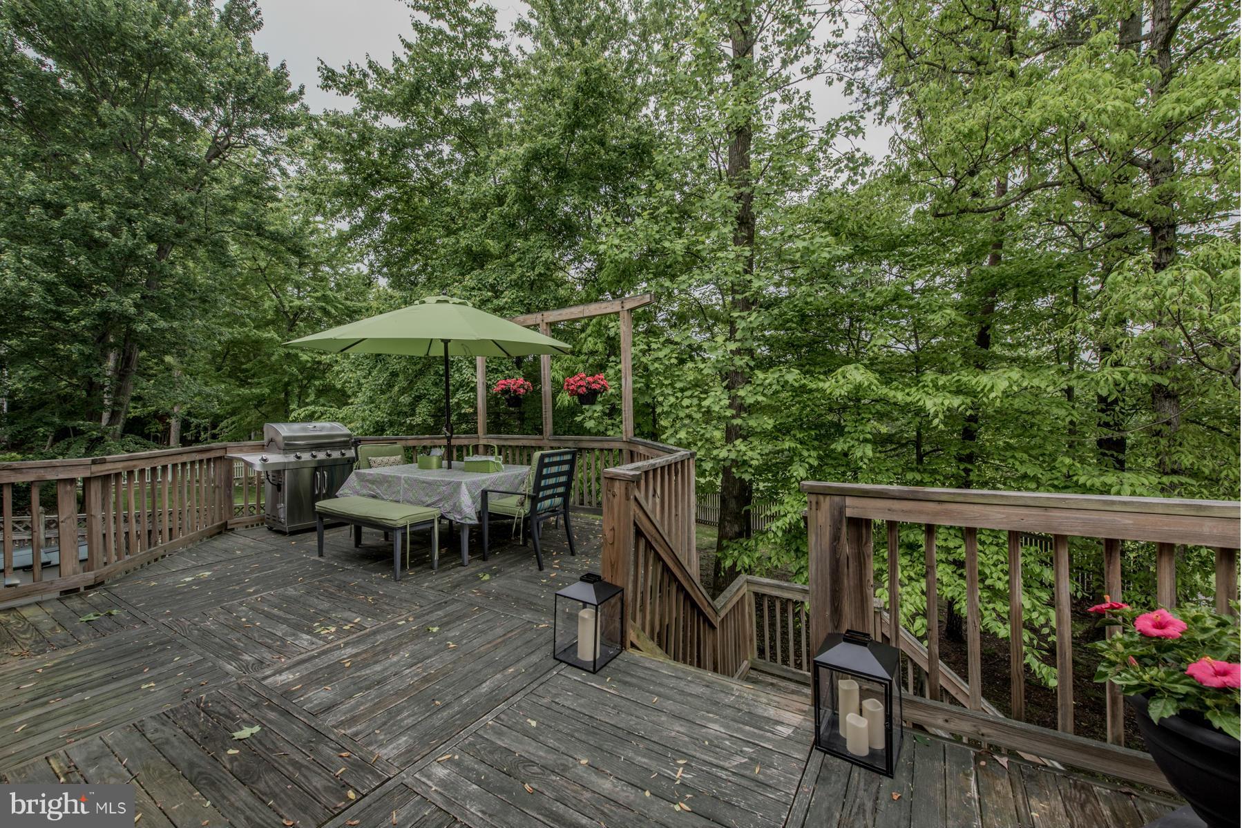 6013 Sandy Ridge Elkridge, MD 21075 - Photo 16 of 30 a view of two chairs and table in the balcony