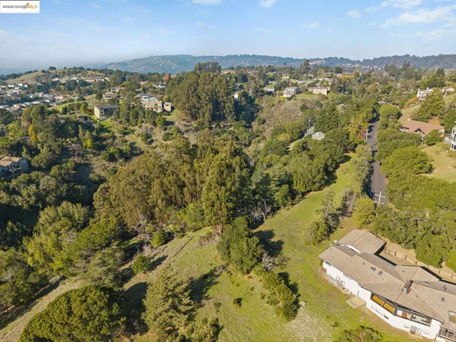a view of city and mountain